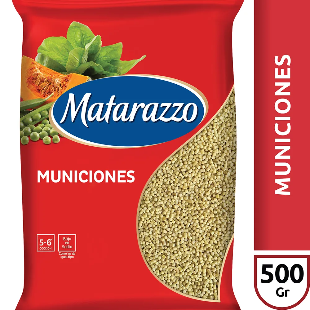 FIDEOS MUNICION MATARAZZO 500GR