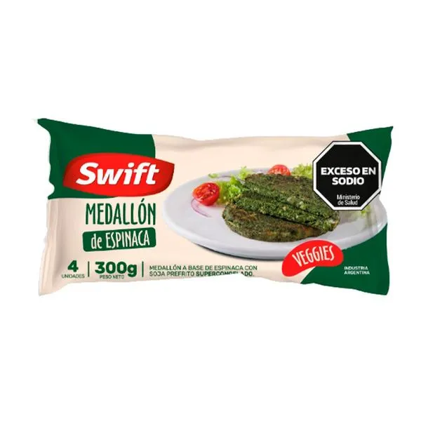 MEDALLON ESPINACA VEGGIES SWIFT 300GR