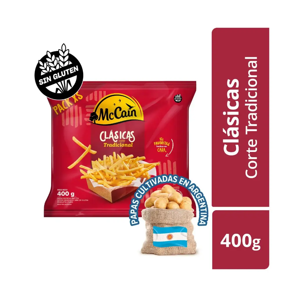 PAPAS CONGELADAS MC CAIN 400GR TRADICIONAL
