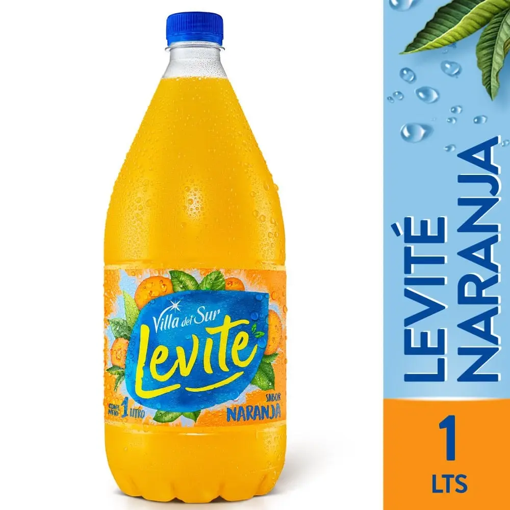 AGUA SABORIZADA LEVITE NARANJA 1L