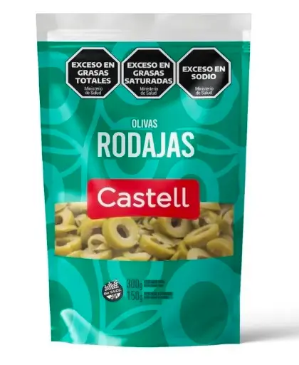 ACEITUNAS EN RODAJAS CASTELL 150GR