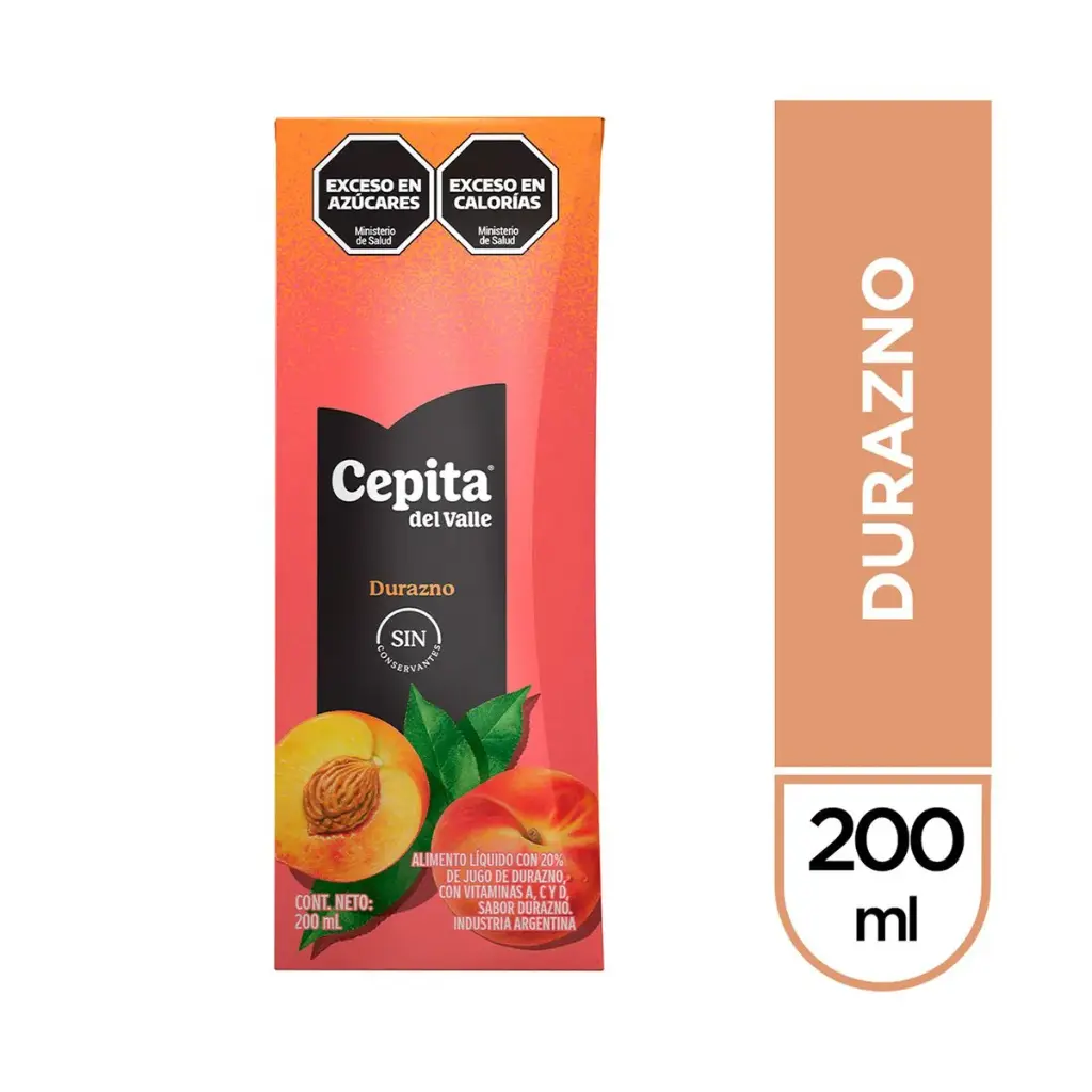 JUGO CEPITA DURAZNO 200CC