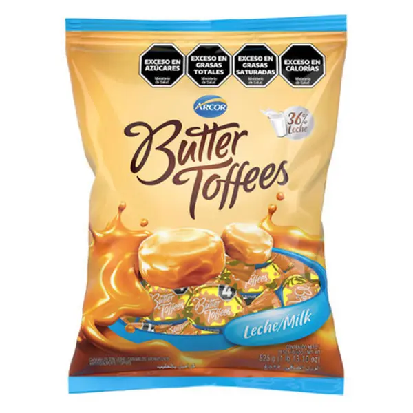 CARAMELOS BUTTER TOFFEES LECHE 80GR