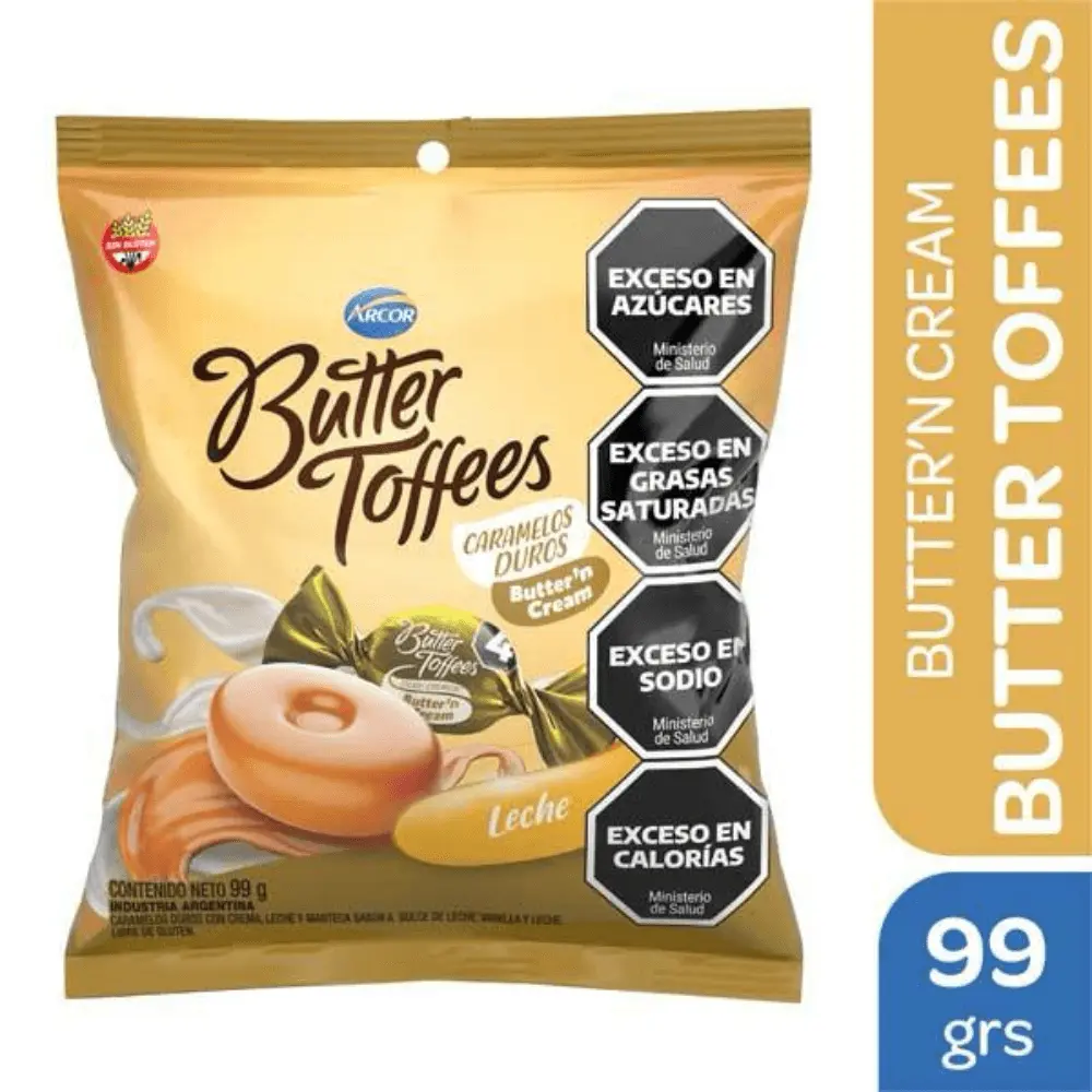 CARAMELOS BUTTER TOFFEES BUTTER CREAM 99GR