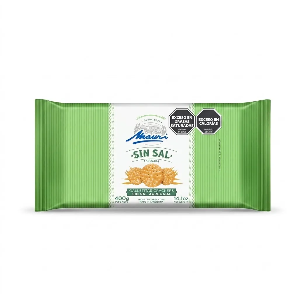 GALLETITAS MAURI SIN SAL 400GR