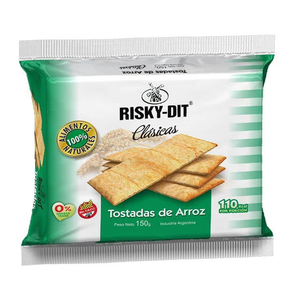 TOSTADAS DE ARROZ RISKY DIT CLASICAS