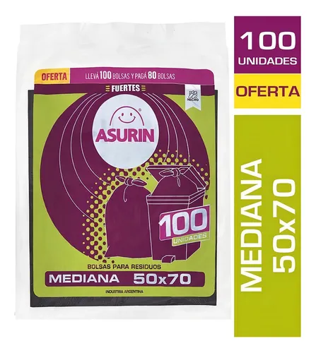 BOLSA DE RESIDUOS ASURIN 50X70