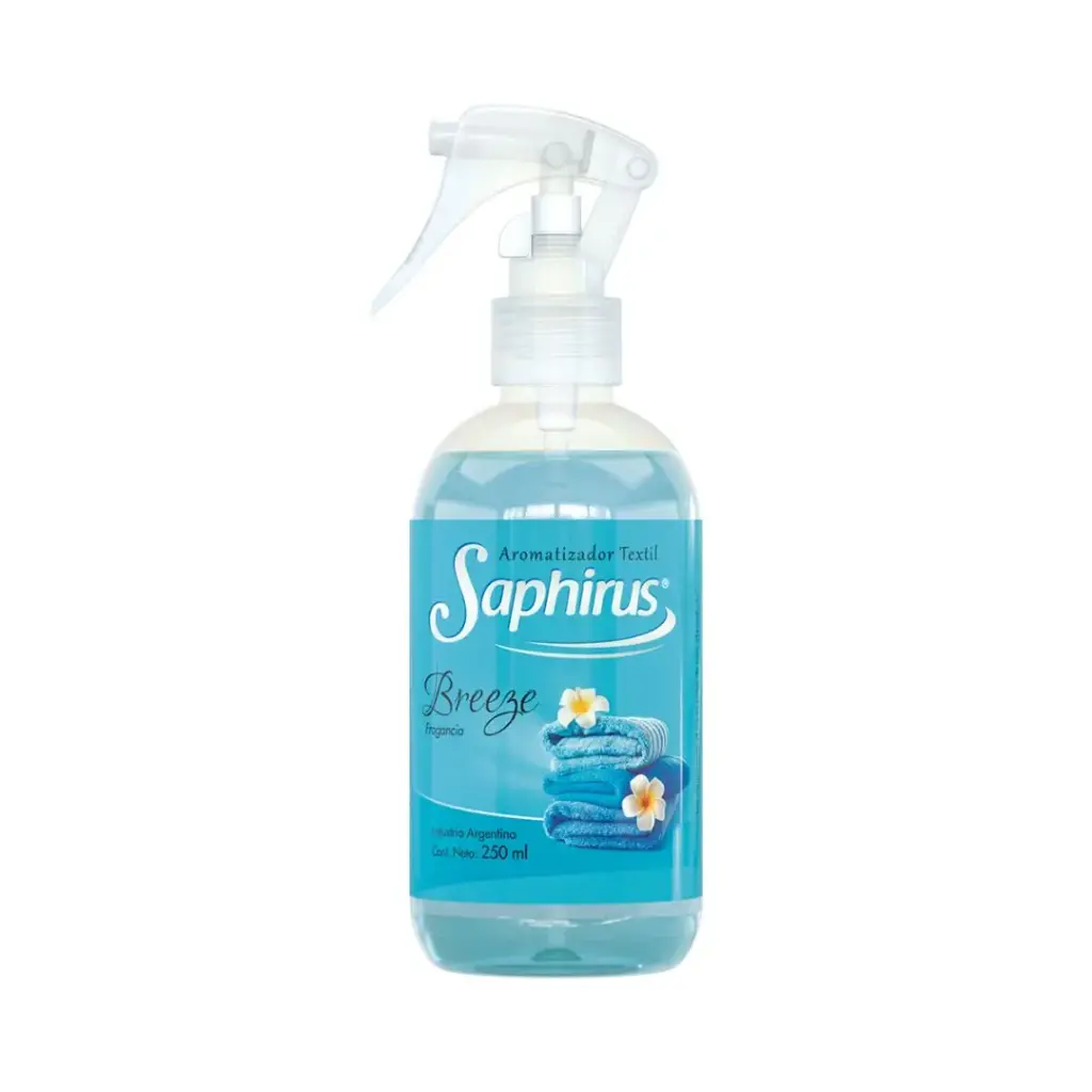 AROMATIZADOR TEXTIL SAPHIRUS BREEZE X 250 ML 