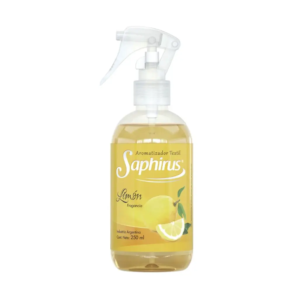 AROMATIZADOR TEXTIL SAPHIRUS  LIMON X250 ML 