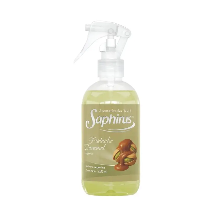 AROMATIZADOR TEXTIL SAPHIRUS  PISTACHO CARAMEL X250 ML