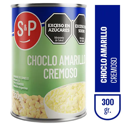 CHOCLO CREMOSO AMARILLO S&P 350GR