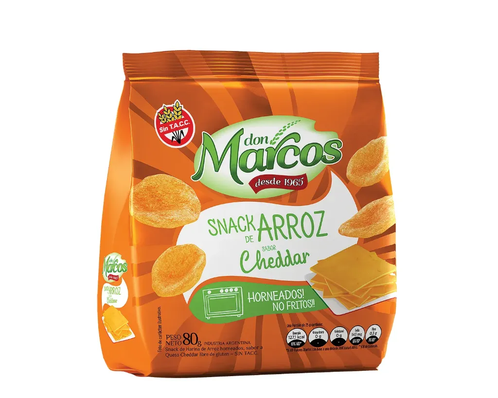 SNACKS DE ARROZ DON MARCOS CHEDDAR