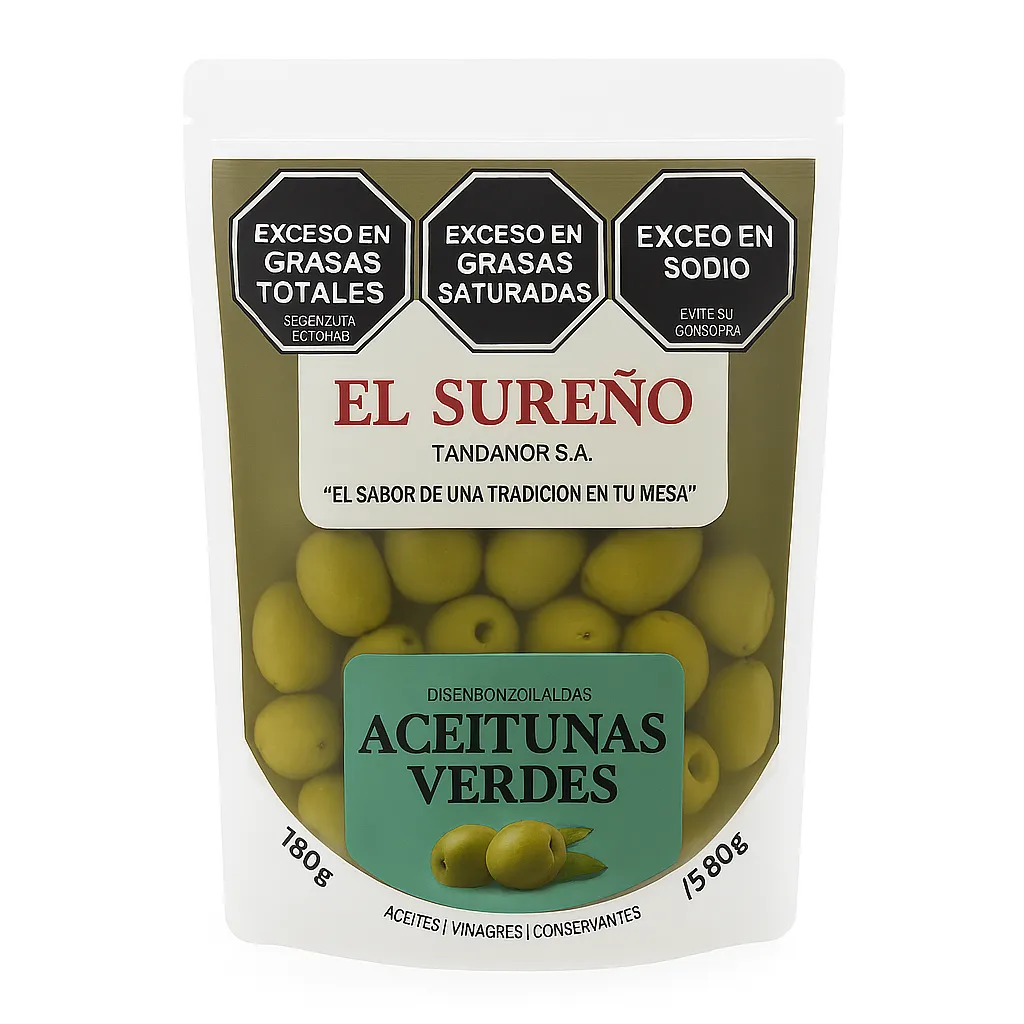 ACEITUNAS VERDES EL SUREÑO 100GR