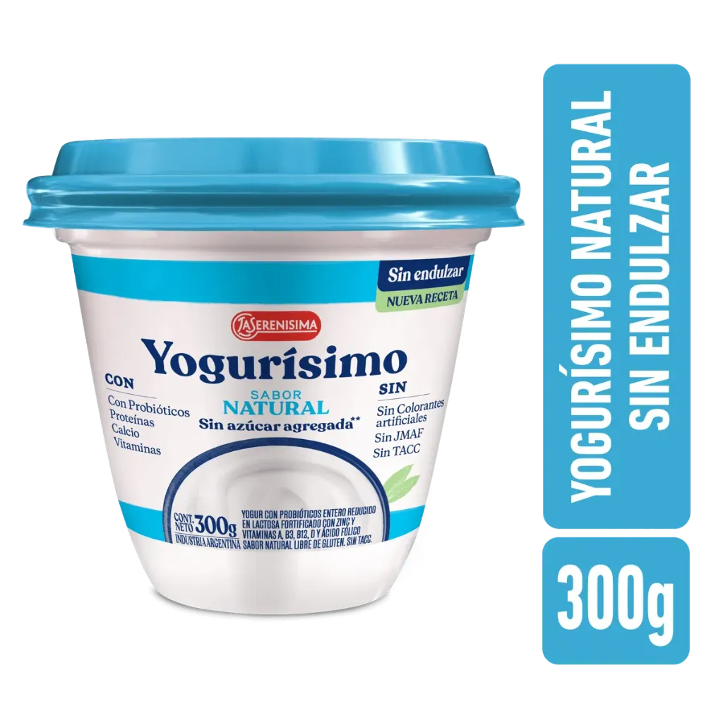 YOGUR YOGURISIMO NATURAL S/END 300GR