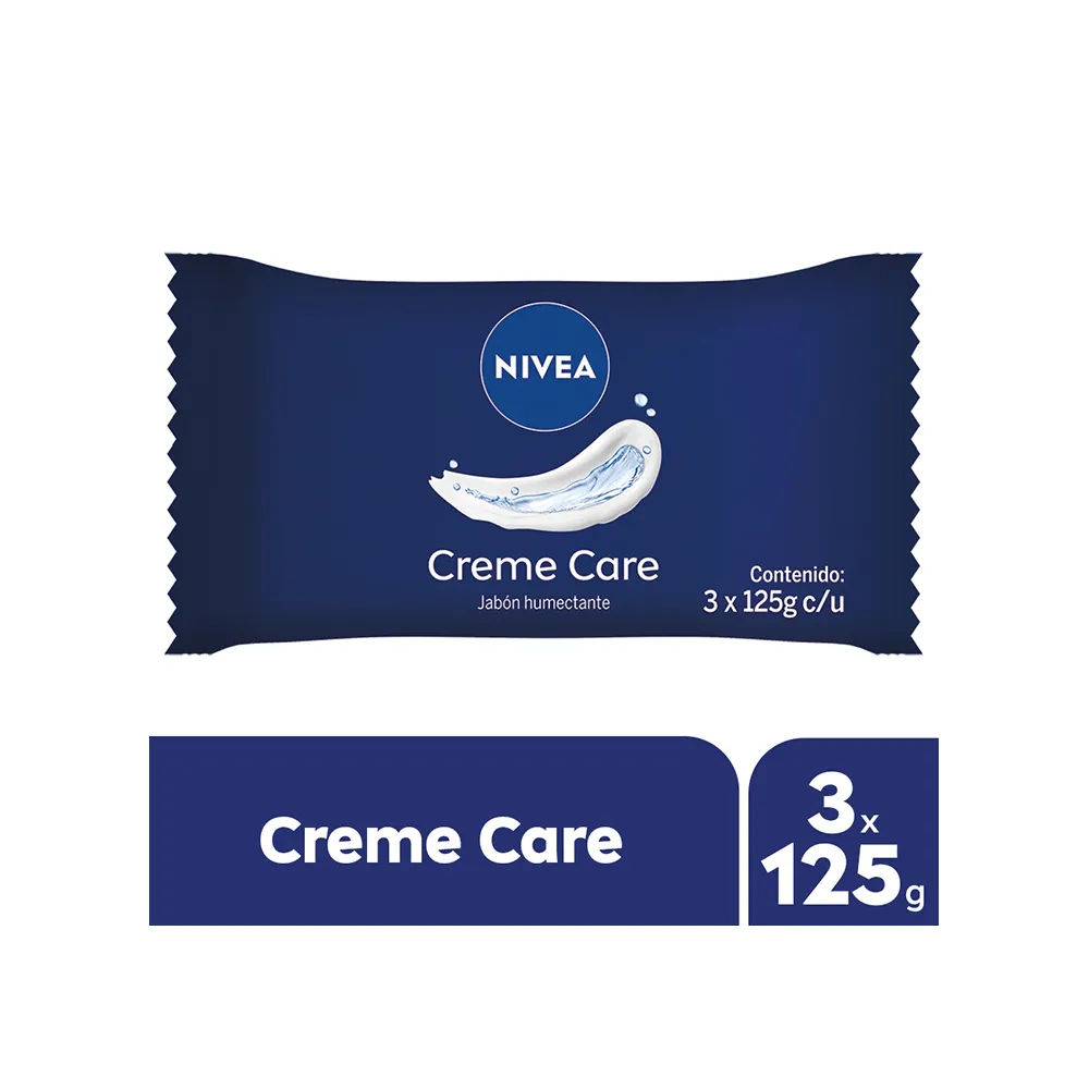JABON DE TOCADOR NIVEA CREME CARE X3