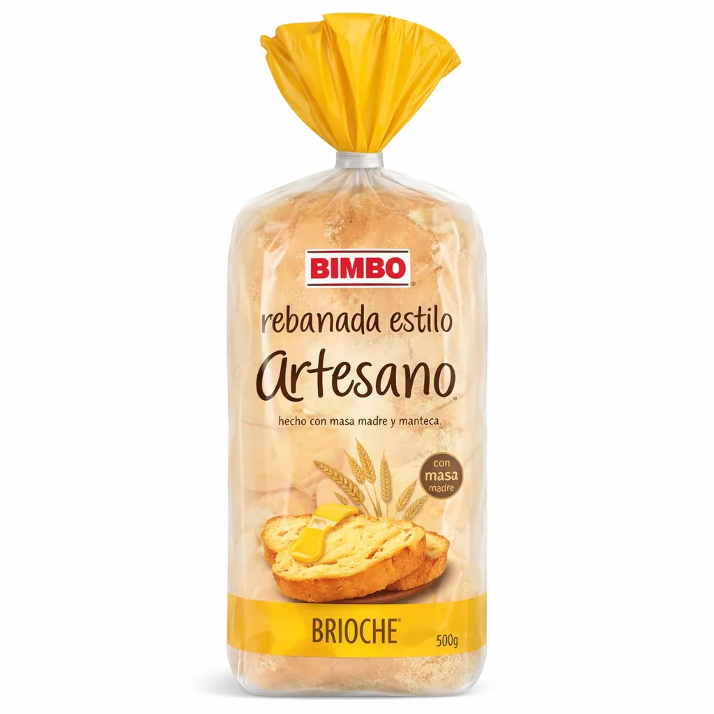 PAN LACTAL ARTESANO BIMBO BRIOCHE 500GR