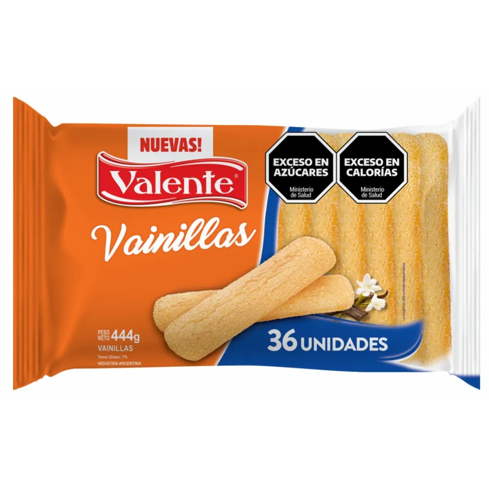 VAINILLAS VALENTE 444G 36UN