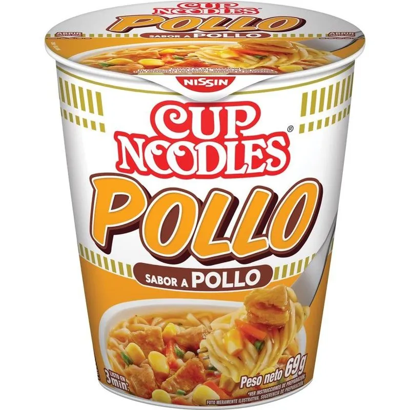 CUP NOODLES NISSIN SABOR POLLO