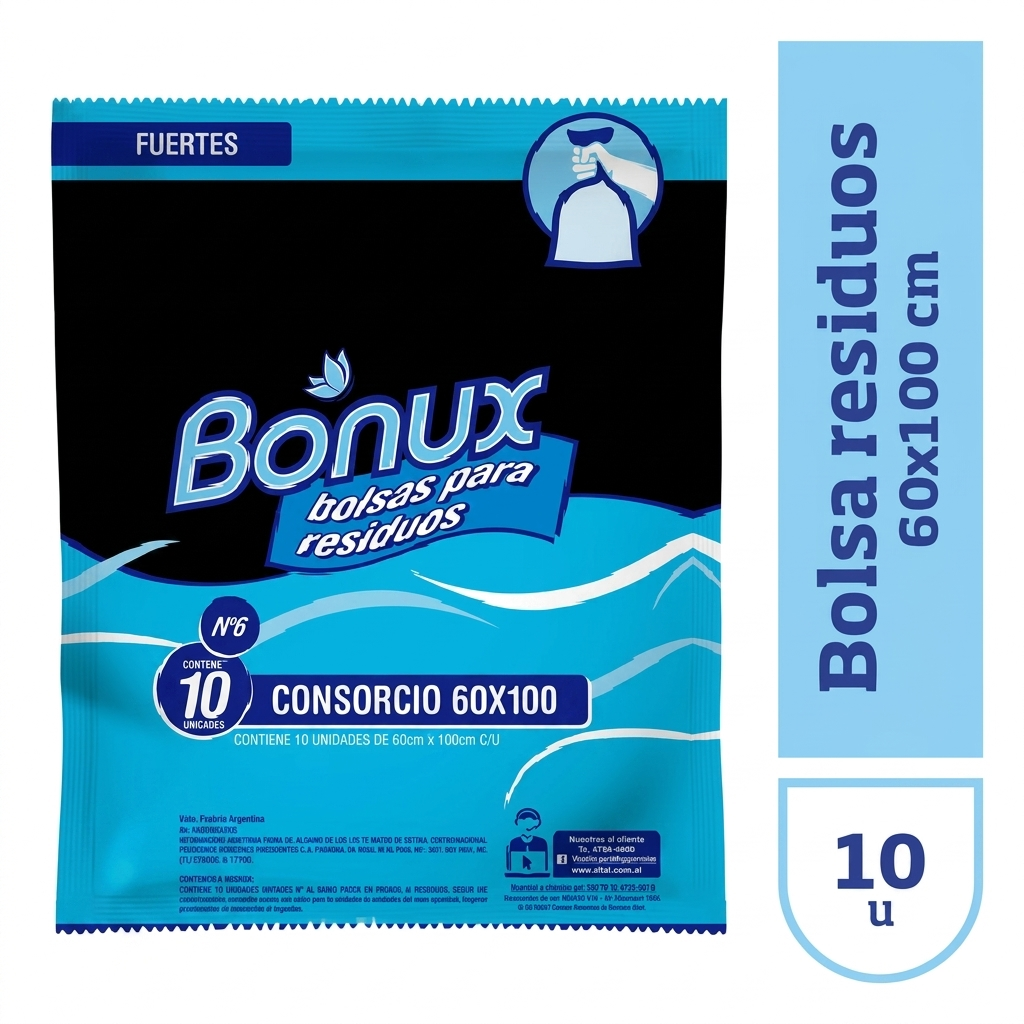 BOLSA DE CONSORCIO BONUX 10UN