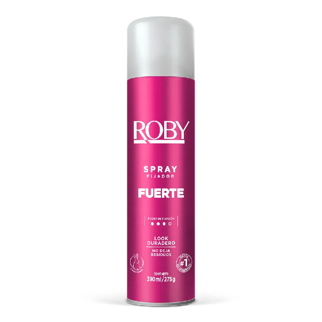 FIJADOR DE CABELLO ROBY FUERTE 390ML