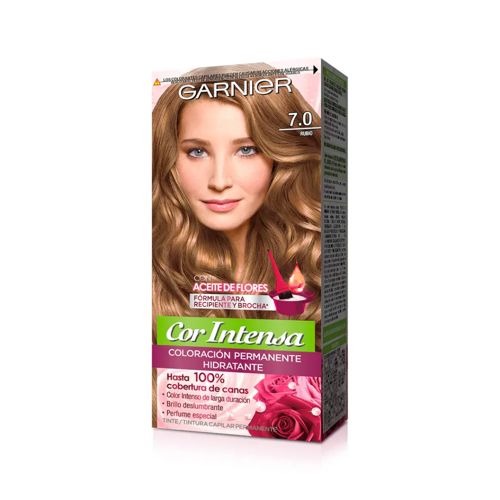 TINTURA GARNIER COR INTENSA RUBIO 7.0