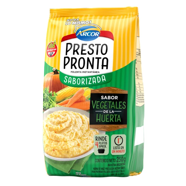 POLENTA PRESTOPRONTA VEGETALES 250GR