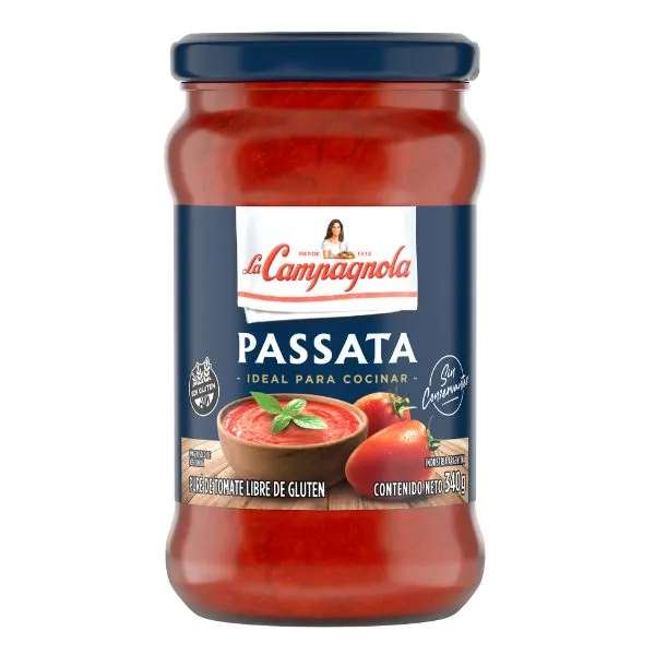 SALSA PASSATA DE TOMATE PREMIUM LA CAMPAGNOLA 340GR