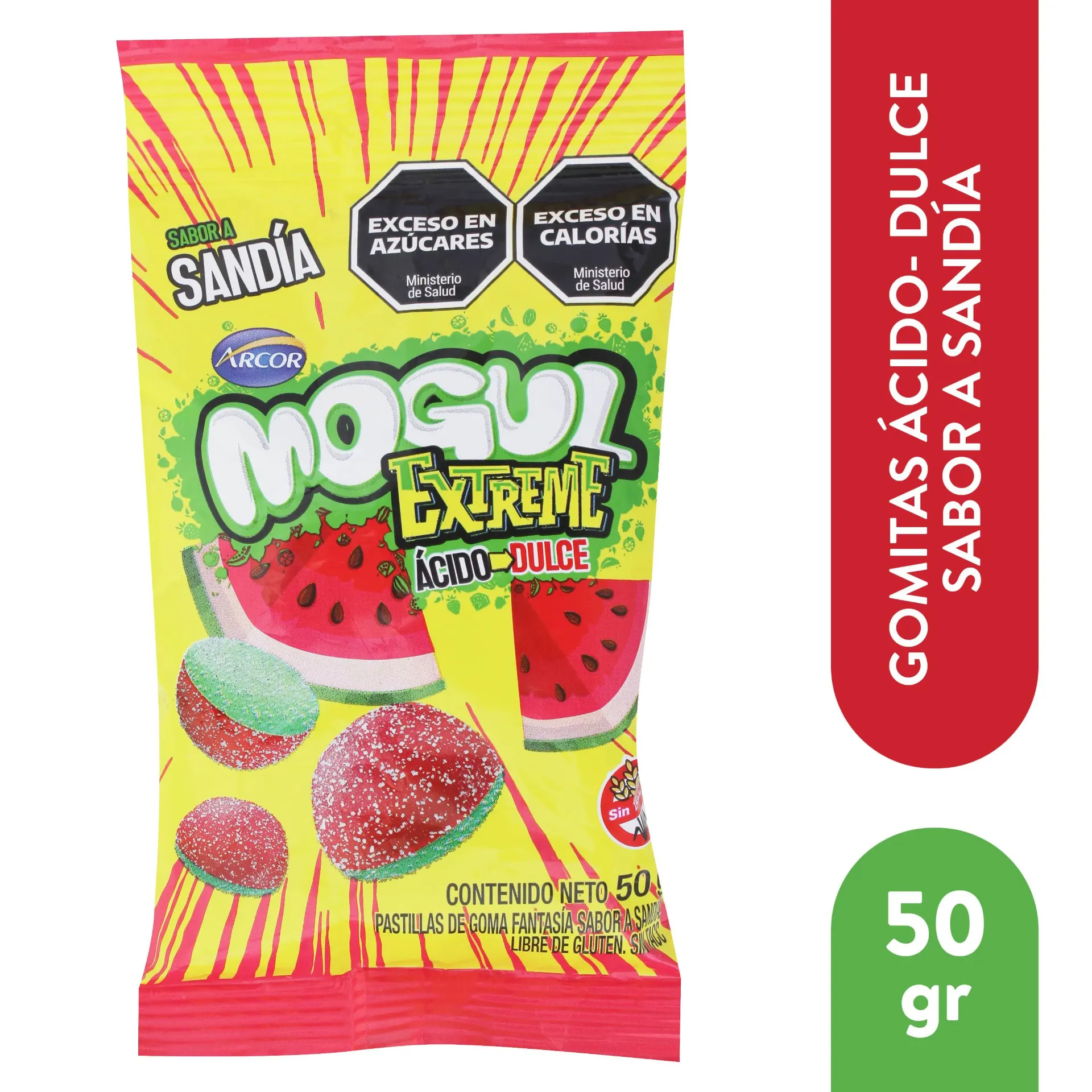 GOMITAS MOGUL EXTREM LENGUAS SANDIA 50GR