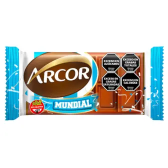 CHOCOLATE ARCOR MUNDIAL 25GR
