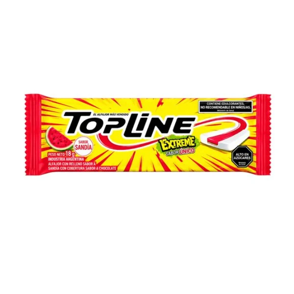 CHICLE TOPLINE EXTREME SANDIA 6,7GR