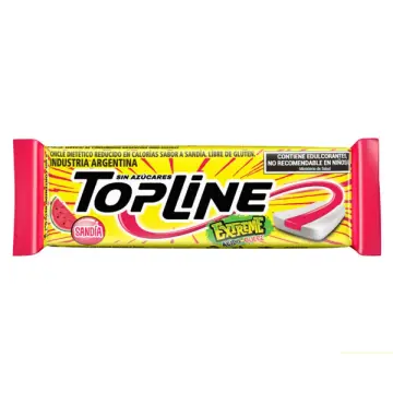 CHICLE TOPLINE EXTREME ACIDO TUTTI FRUTTI