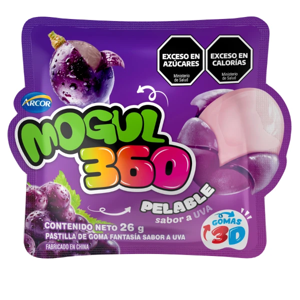 GOMITAS MOGUL 360 PELABLES UVA 61GR