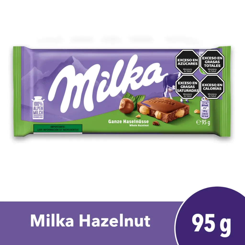 CHOCOLATE MILKA AVELLANAS 95GR