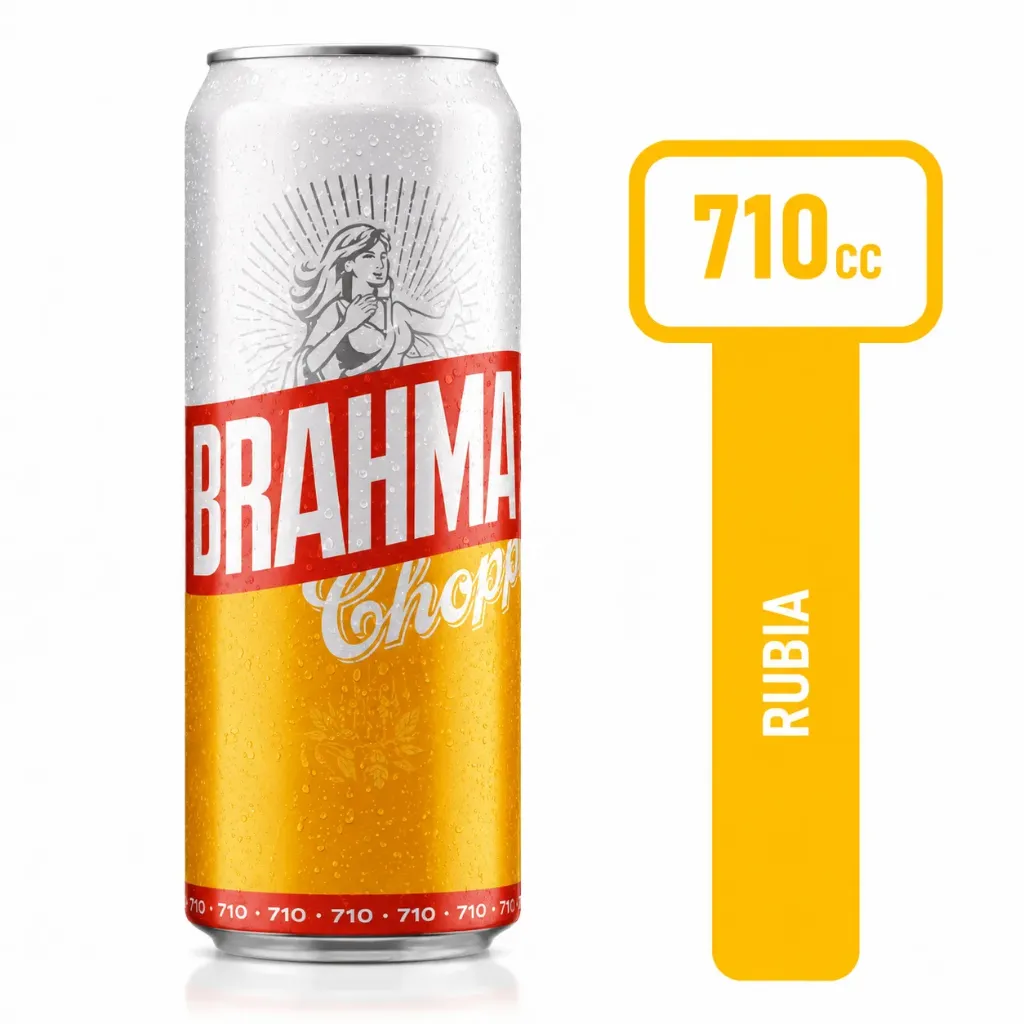 CERVEZA BRAHMA LATON 710CC