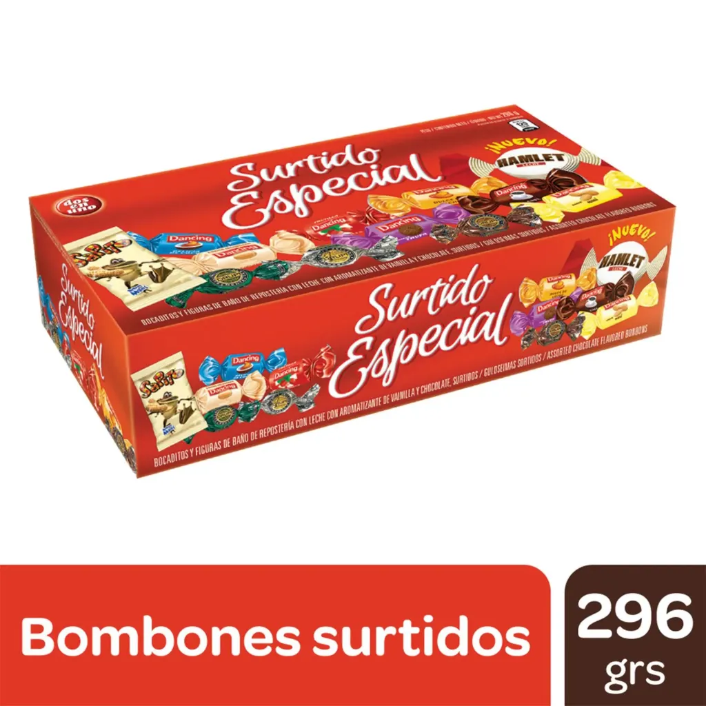 BOMBONES SURTIDOS ARCOR LIA 296GR