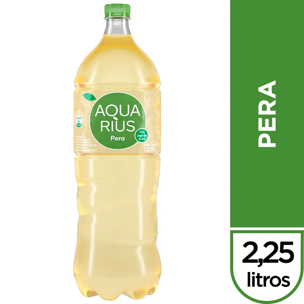 AGUA SABORIZADA AQUARIUS PERA 2,25
