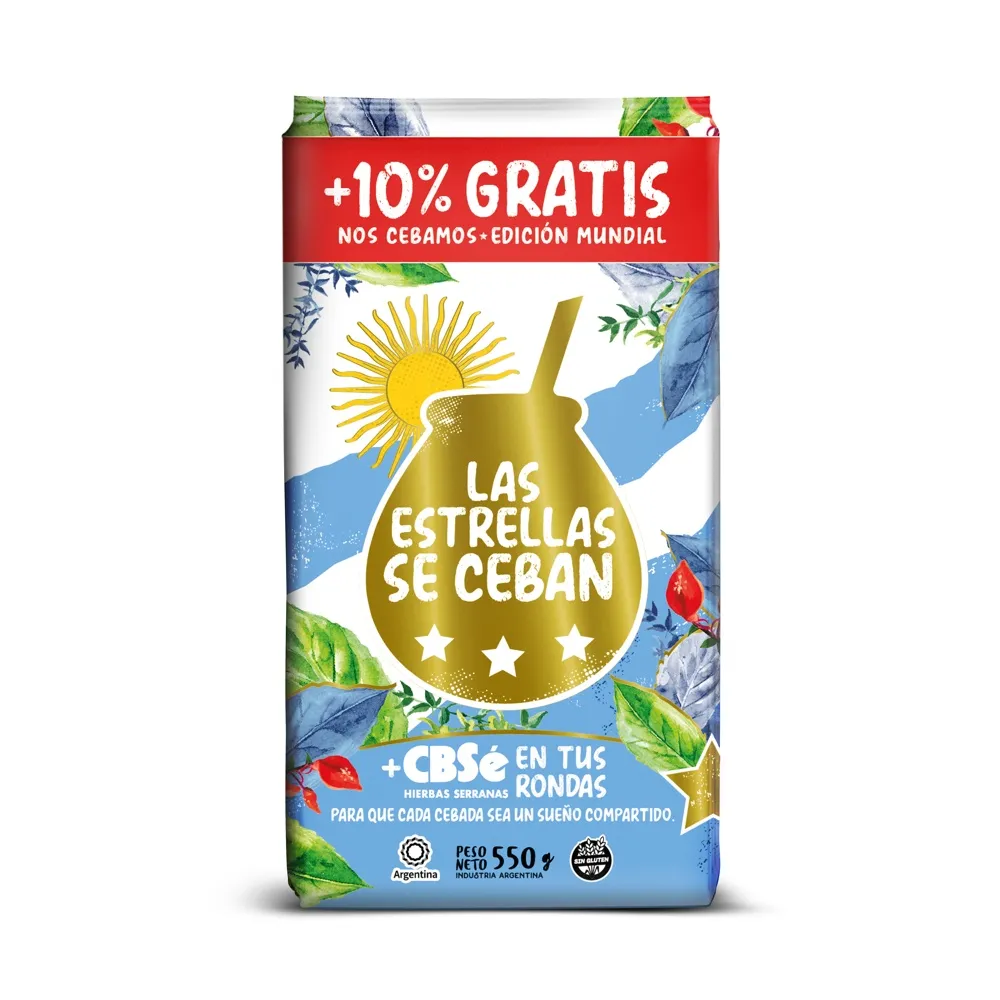 YERBA MATEE CBSE HIERBAS SERRANAS MUNDIAL 500GR