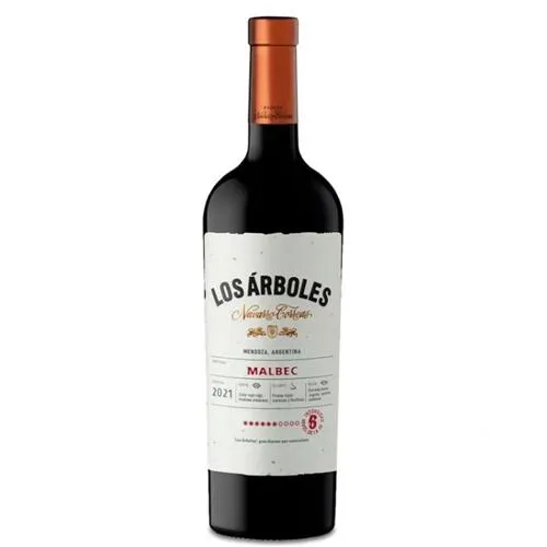VINO TINTO LOS ARBOLES MALBEC 750CC