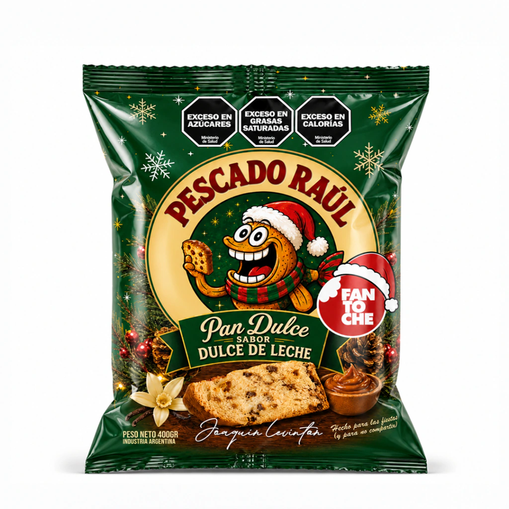 PAN DULCE PESCADO RAUL FANTOCHE 400GR