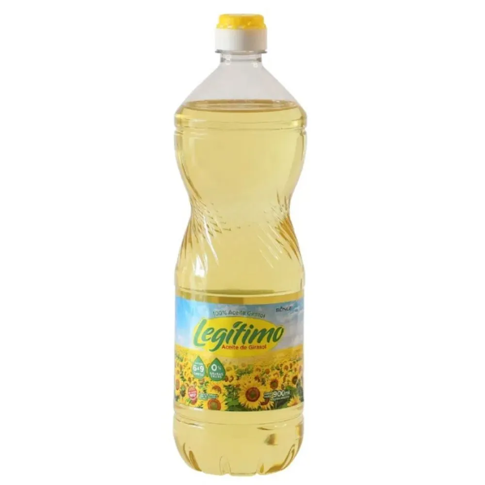 ACEITE GIRASOL LEGÍTIMO 900CC