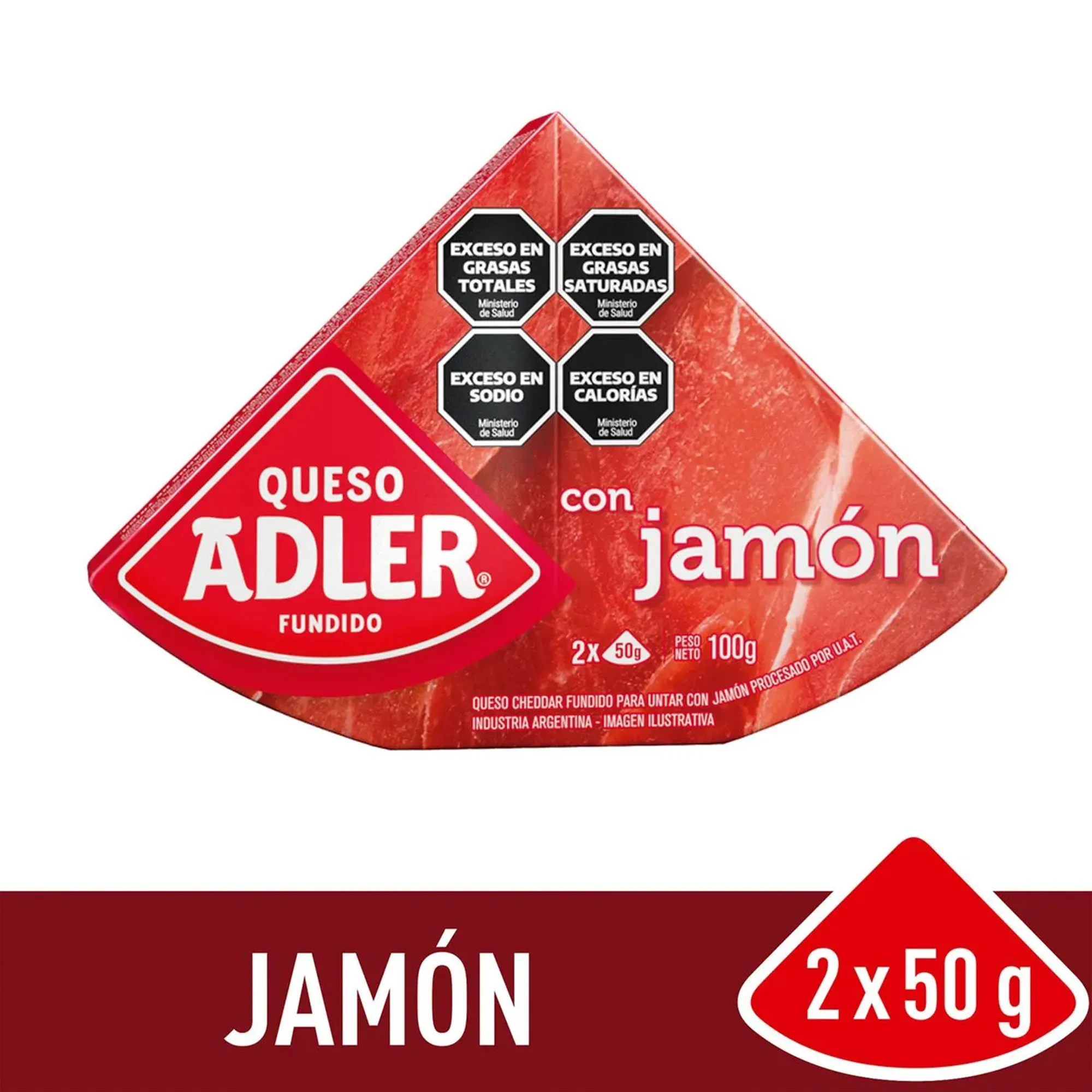 QUESO UNTABLE ADLER JAMÓN 100GR