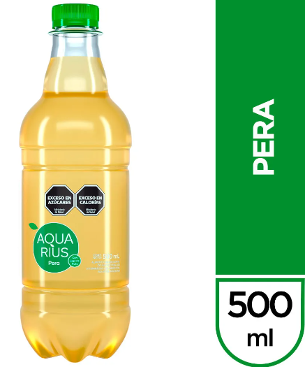 AGUA SABORIZADA AQUARIUS PERA 500CC