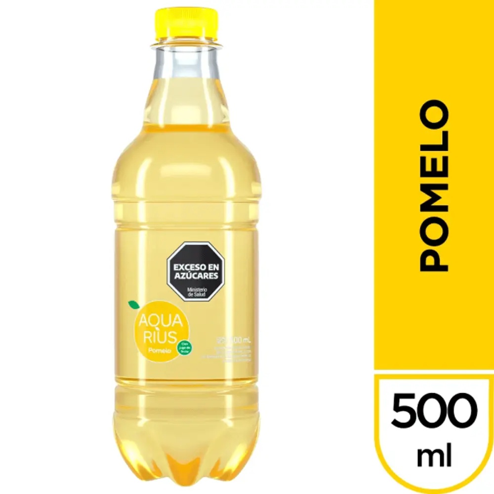 AGUA SABORIZADA AQUARIUS POMELO 500CC