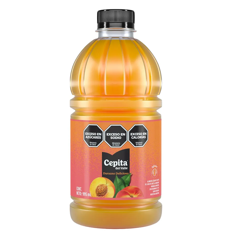 CEPITA 1L SABOR DURAZNO BOT.