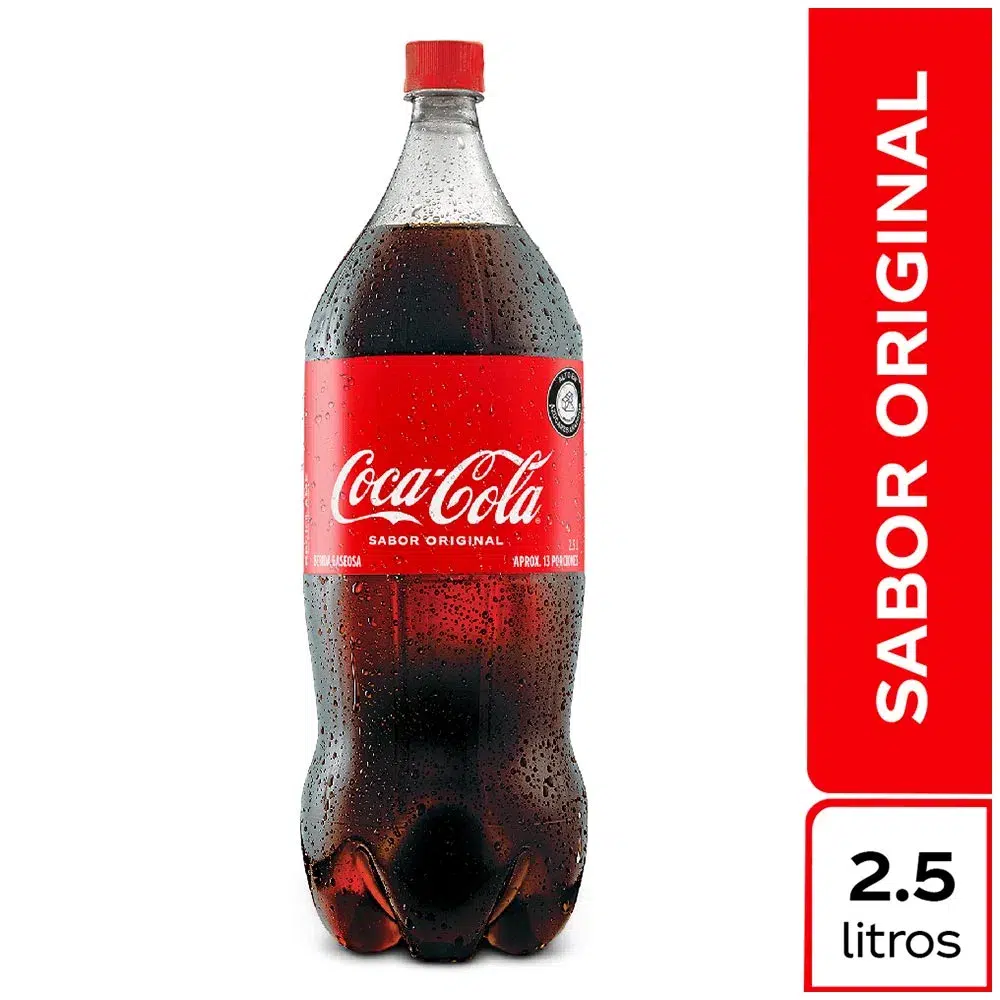 GASEOSA COCA COLA 2,5 DESCARTABLE