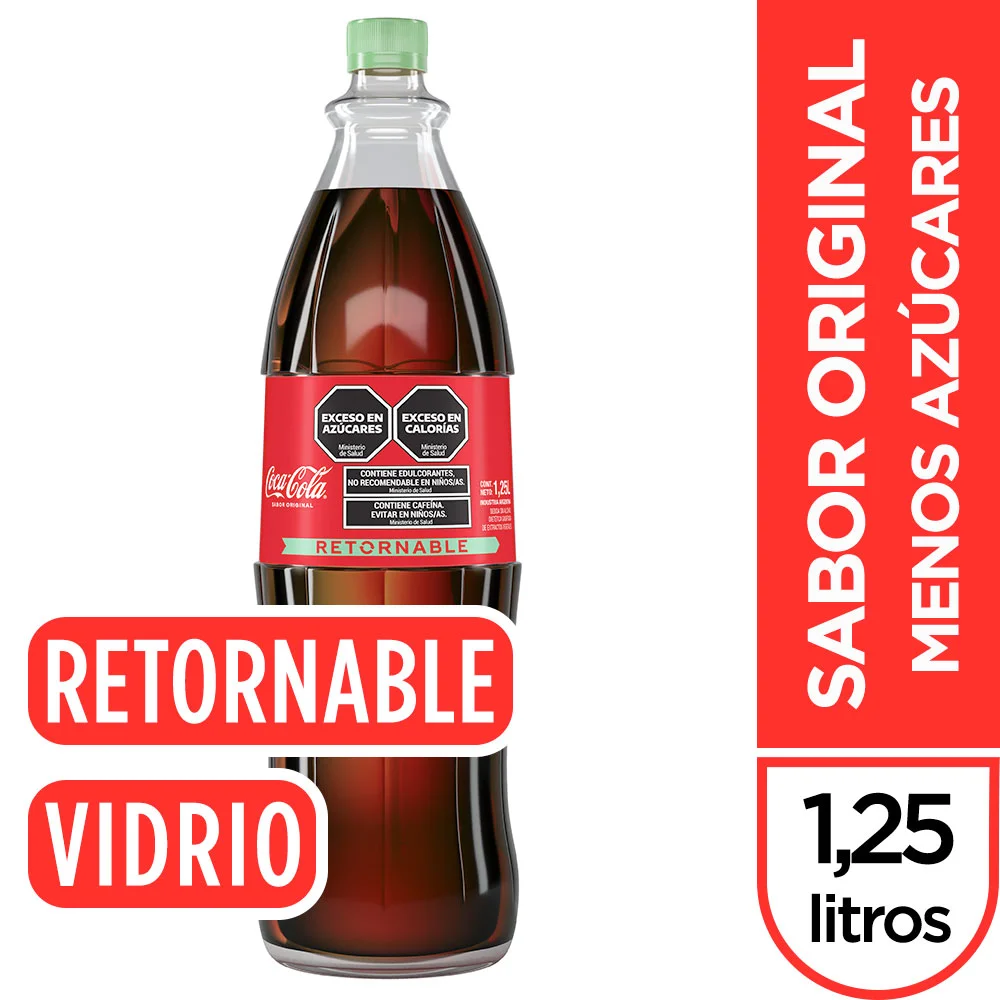 GASEOSA COCA COLA RETORNABLE 1,250L