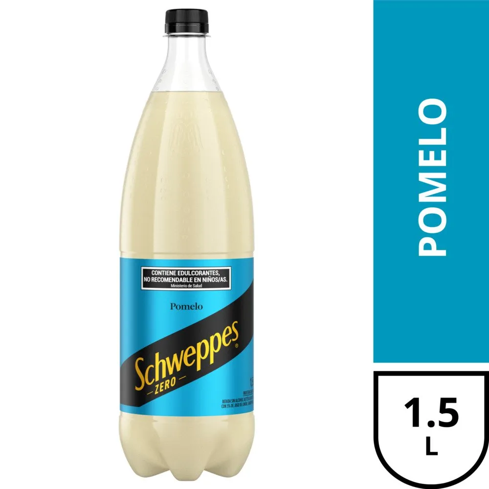GASEOSA SCHWEPPES POMELO ZERO 1,5LTS