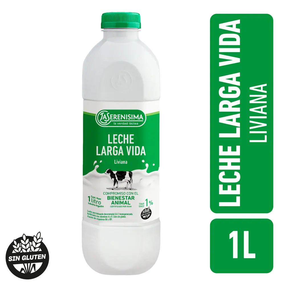 LECHE LA SERENISIMA CLASICA BOTELLA 1%
