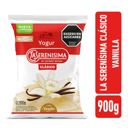 YOGURT BEBIBLE LA SERENISIMA CLASICO VAINILLA 900ML