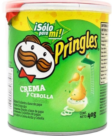 PAPAS FRITAS PRINGLES CEBOLLA-CREMA 39GR